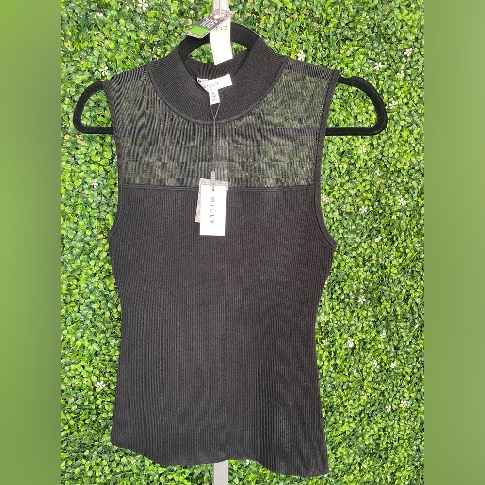 M7 Milly Sheer Yoke Top